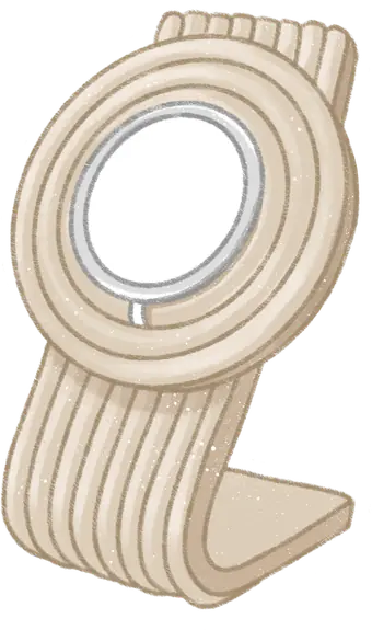 Zen MagSafe Charger Stand, drawn by Ash