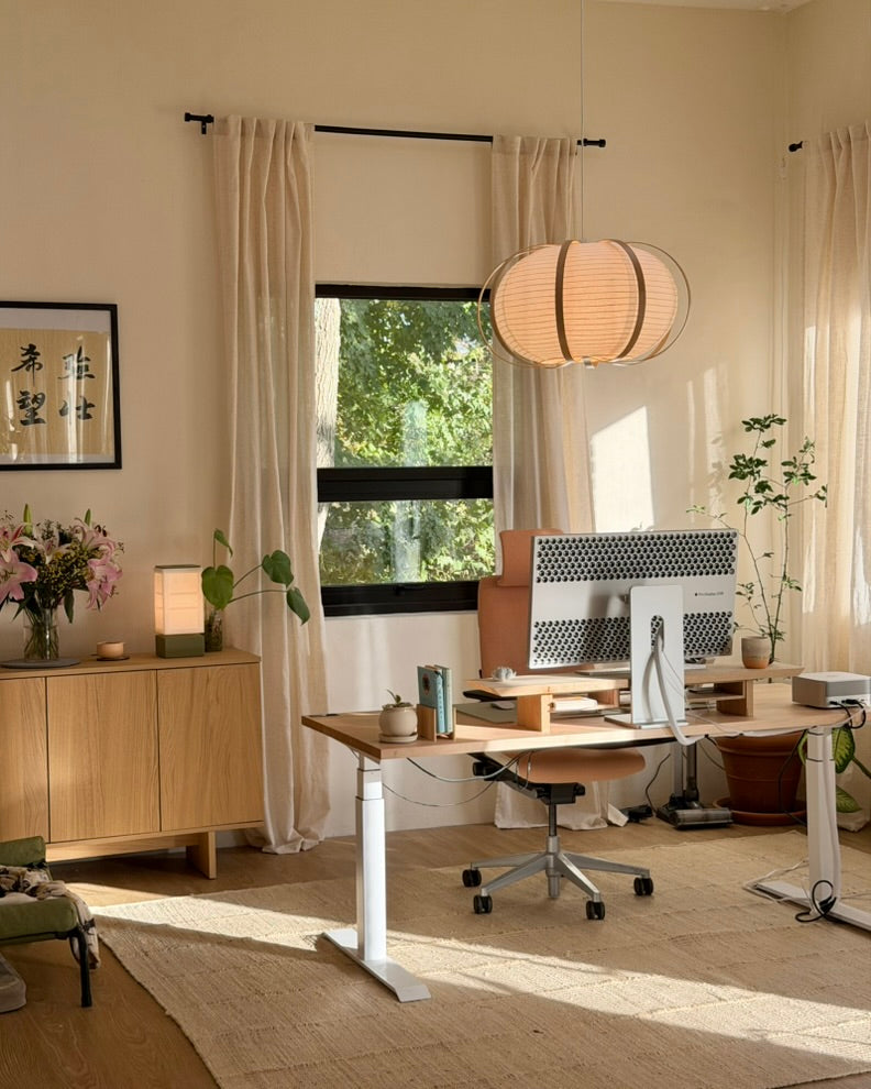 My Cozy & Zen Desk Setup Tour (in the Studio)!