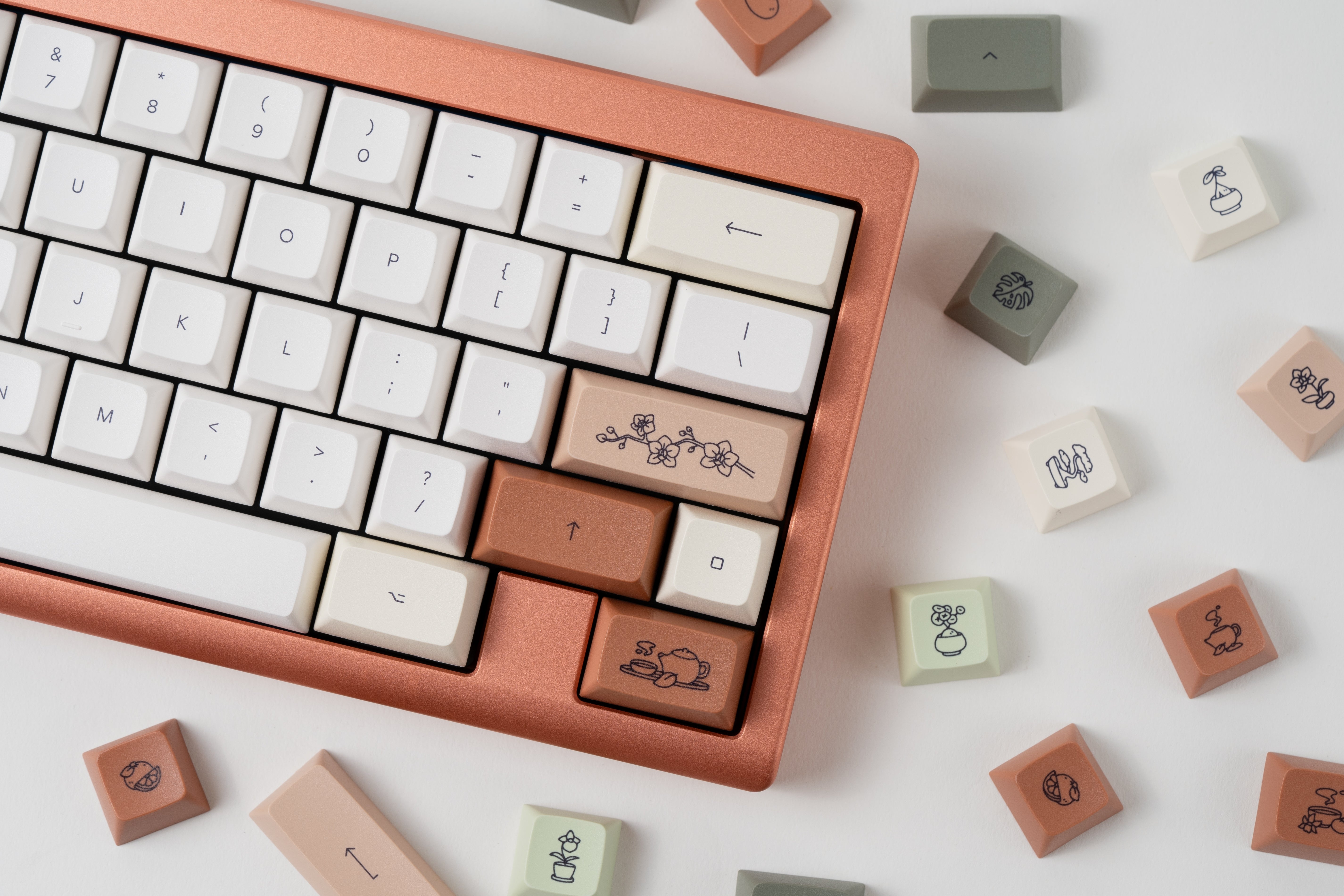 zen marshmallow keycaps