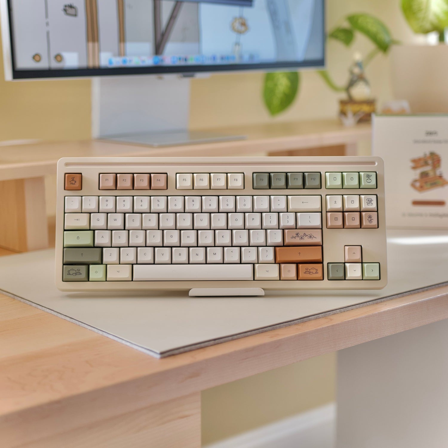 zen marshmallow keycaps