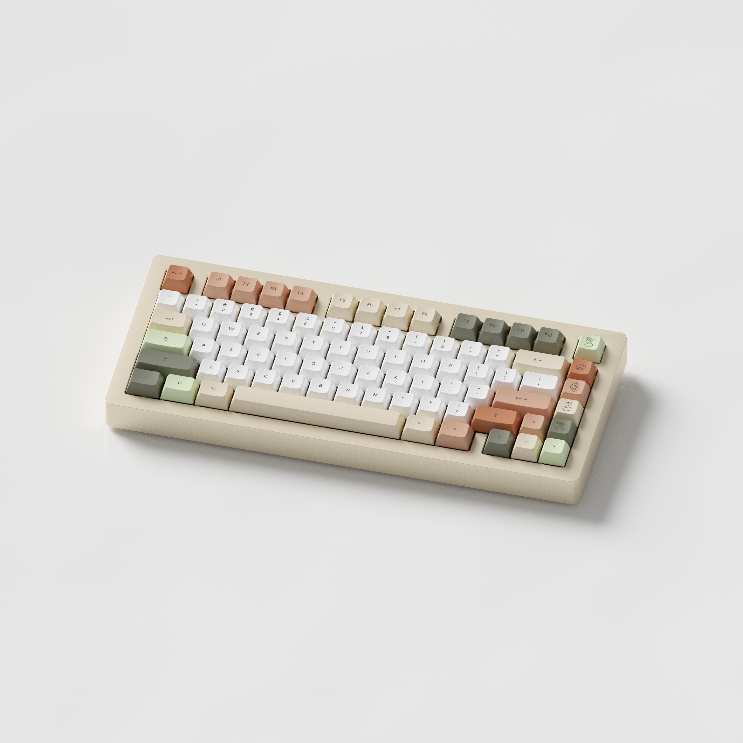 minimal　5 ウェッソン　ルーズ　生成り　アイボリー zen marshmallow keycaps – Cozyleigh Studios