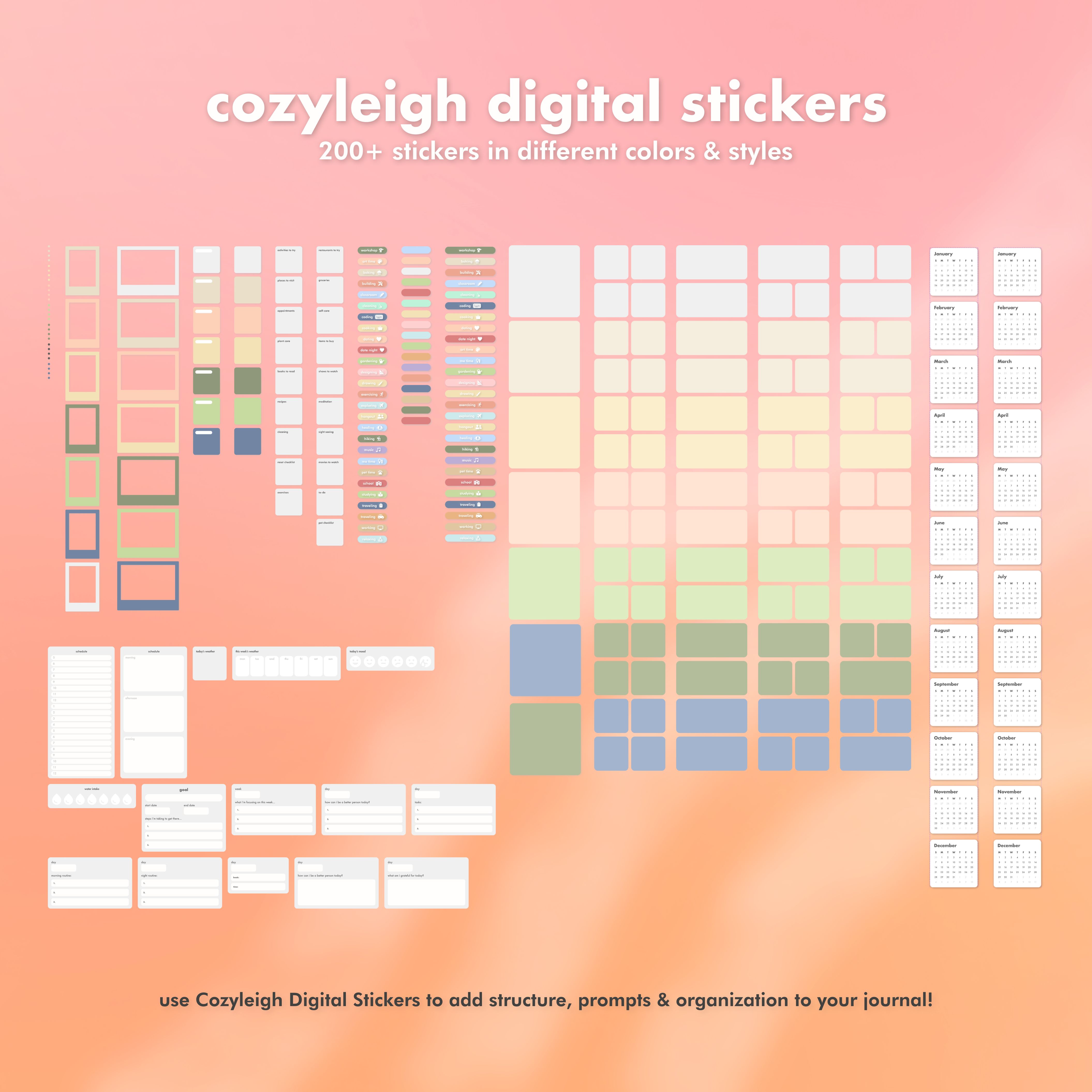 Cozyleigh 2025 Digital Planner