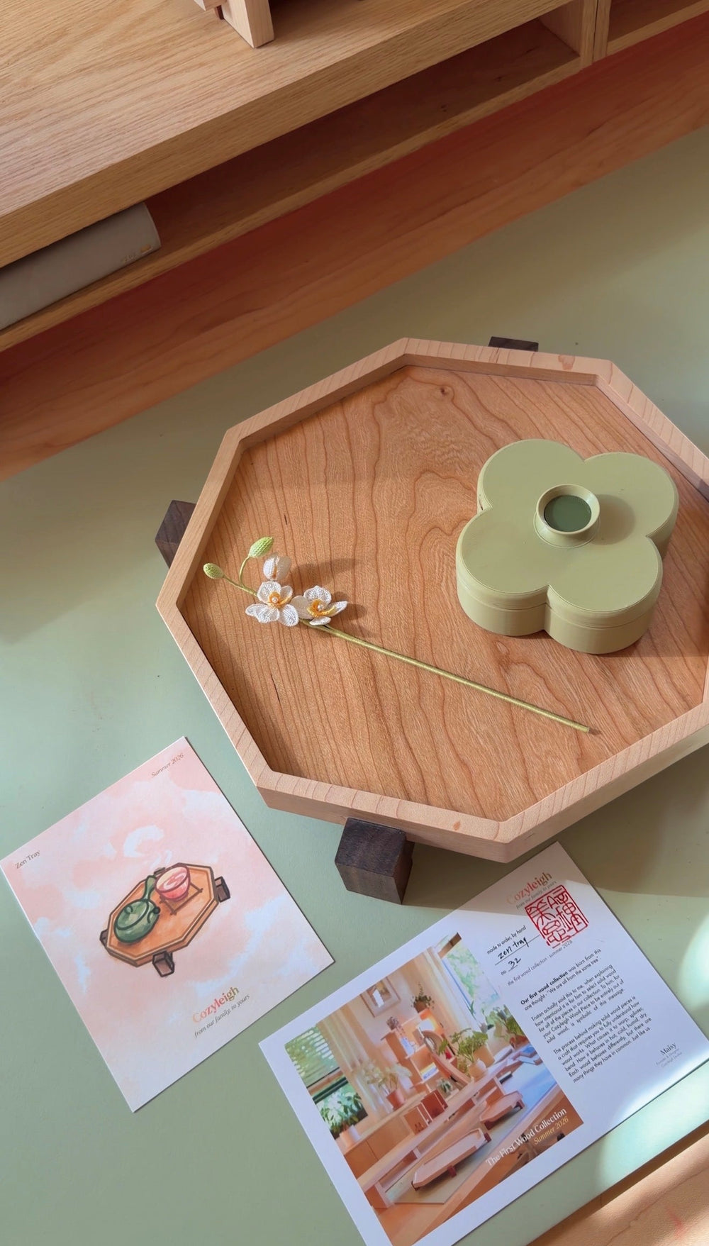 A Zen Tray on the desk