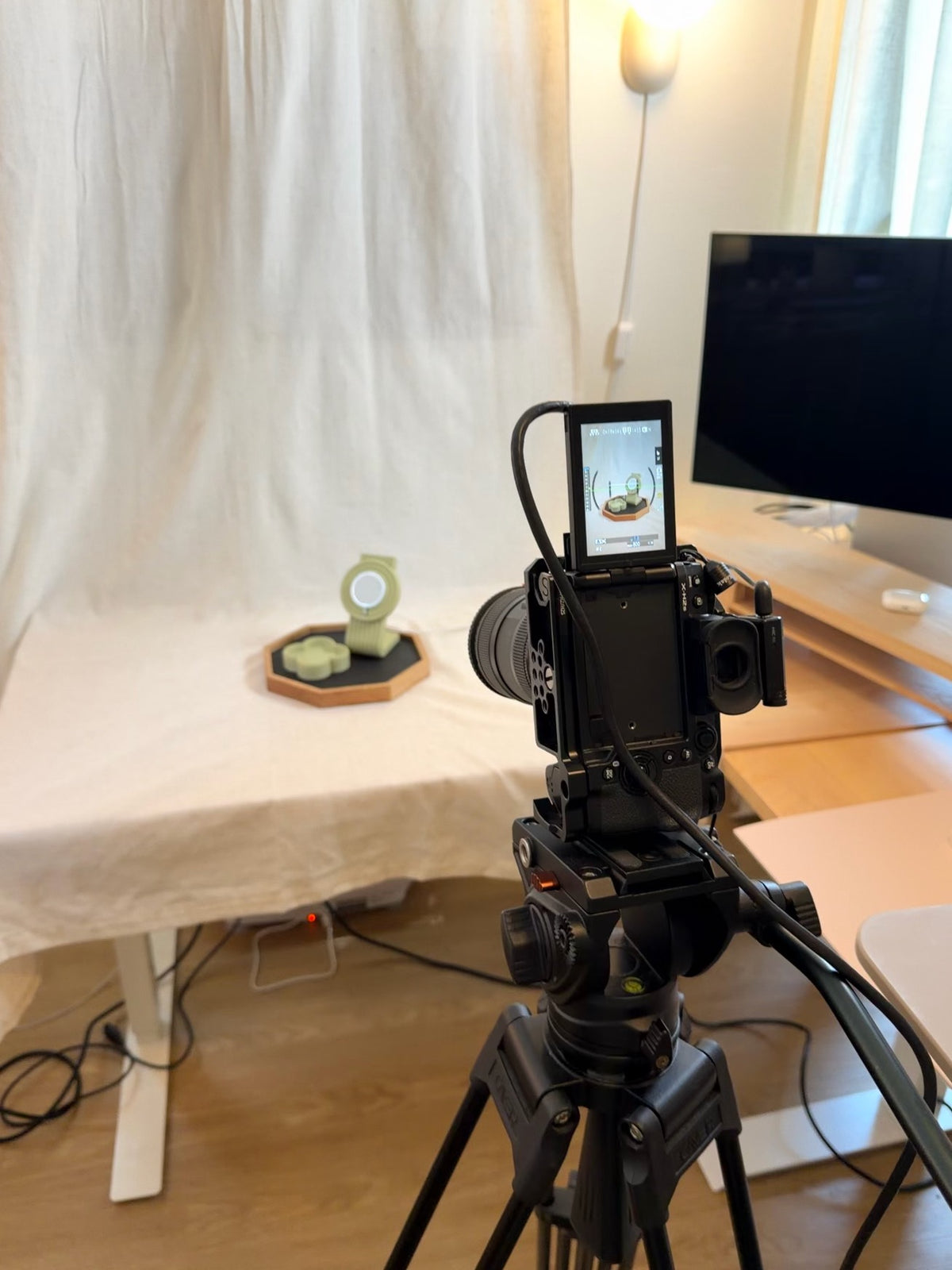 Behind the scenes: photographing the Zen Tray and charger stand in our studio