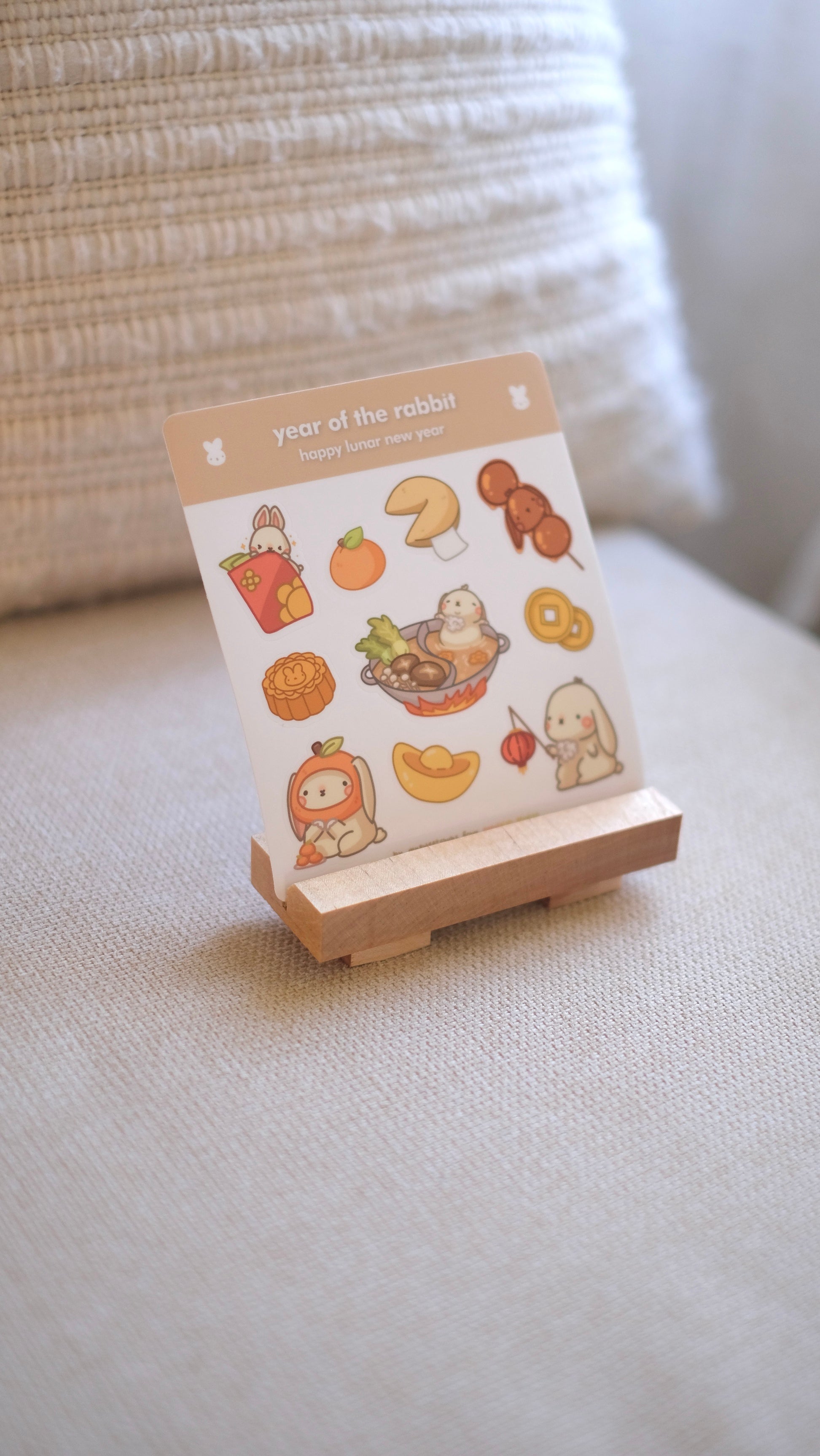 MySweetChubs Year of the Rabbit Lunar New Year Sticker Sheets