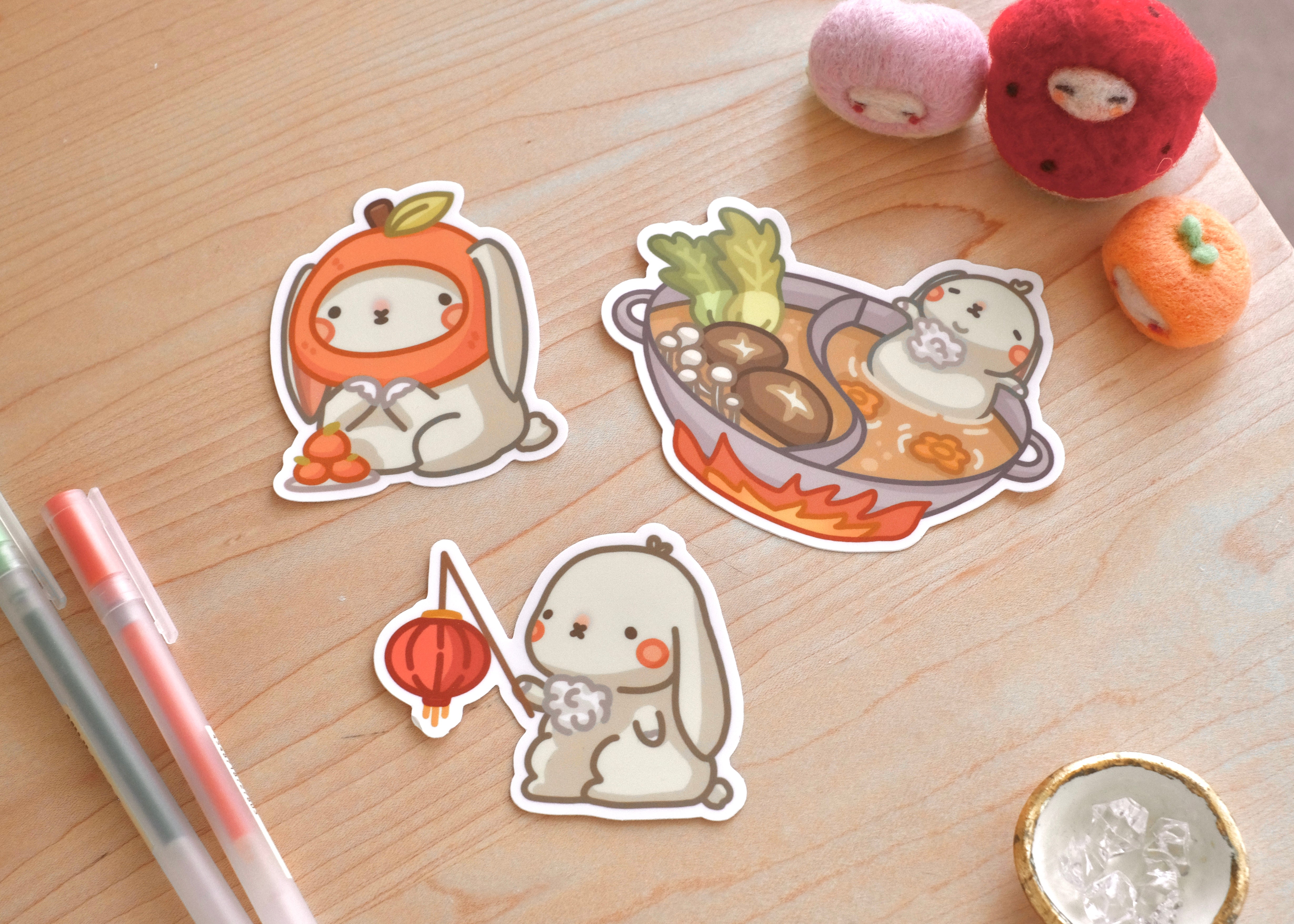 MySweetChubs Chubby Year of the Rabbit Sticker Flakes
