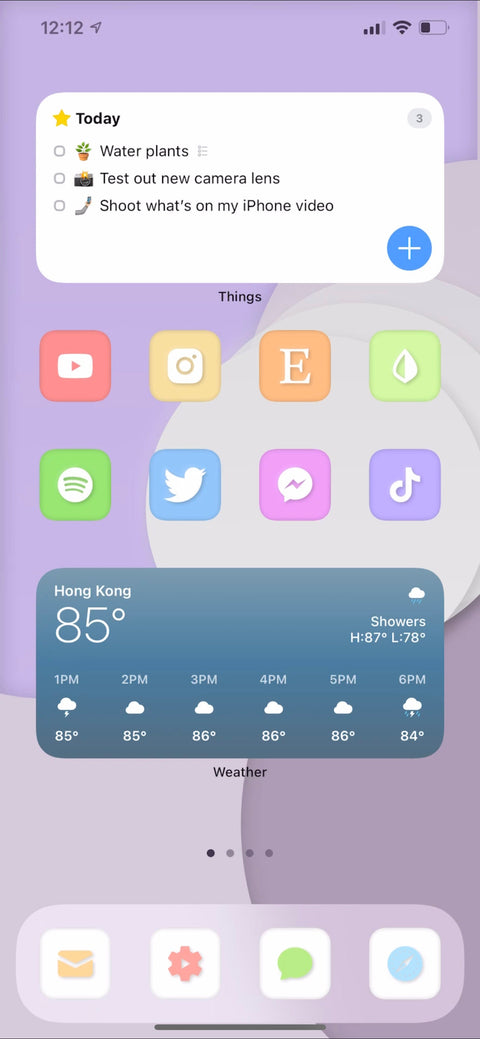 5 Abstract Pastel iPhone Digital Wallpapers, photo 2