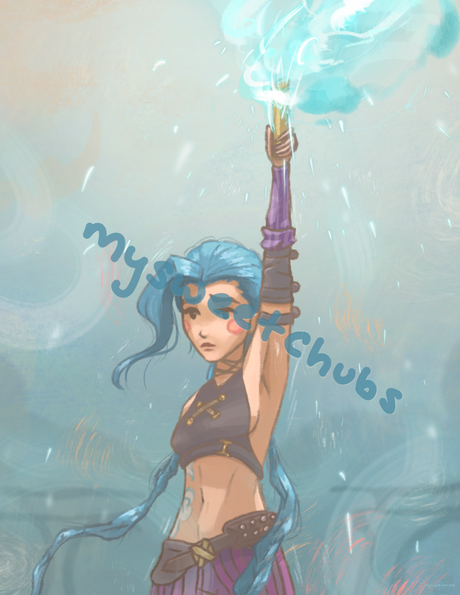 MySweetChubs Arcane Jinx 'I'll Find You' Art Print