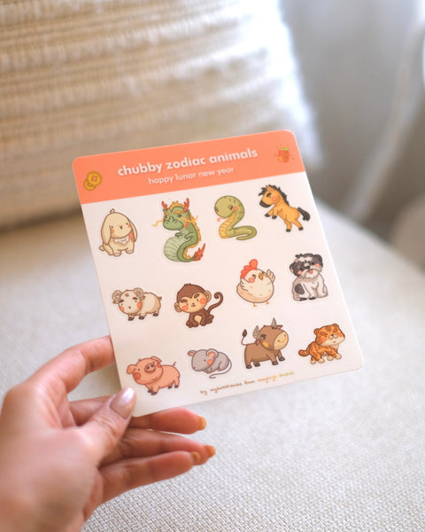 MySweetChubs Chubby Zodiac Animals Sticker Sheet, photo 5