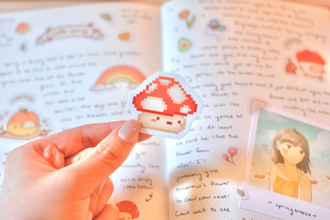 MySweetChubs ChubShroom Sticker Flake