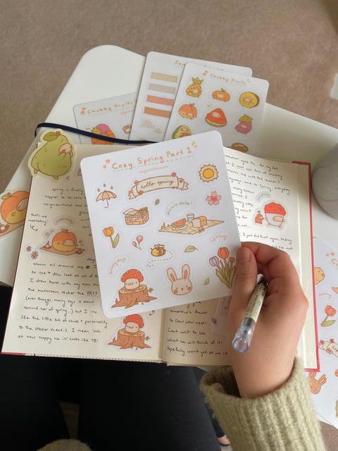 MySweetChubs Cozy Spring Sticker Sheets (Part 1 and 2), photo 6