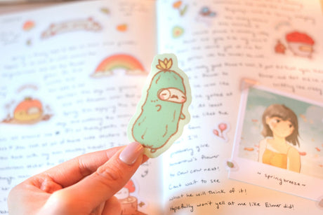 MySweetChubs Fancy Cucumber Sticker Flake