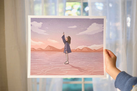 MySweetChubs First Fall of Snow Art Print