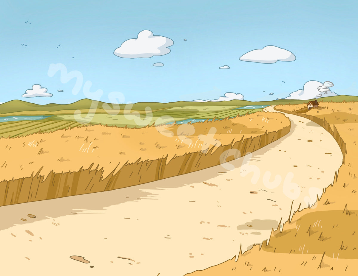 MySweetChubs Golden Meadows Digital Wallpaper, photo 5