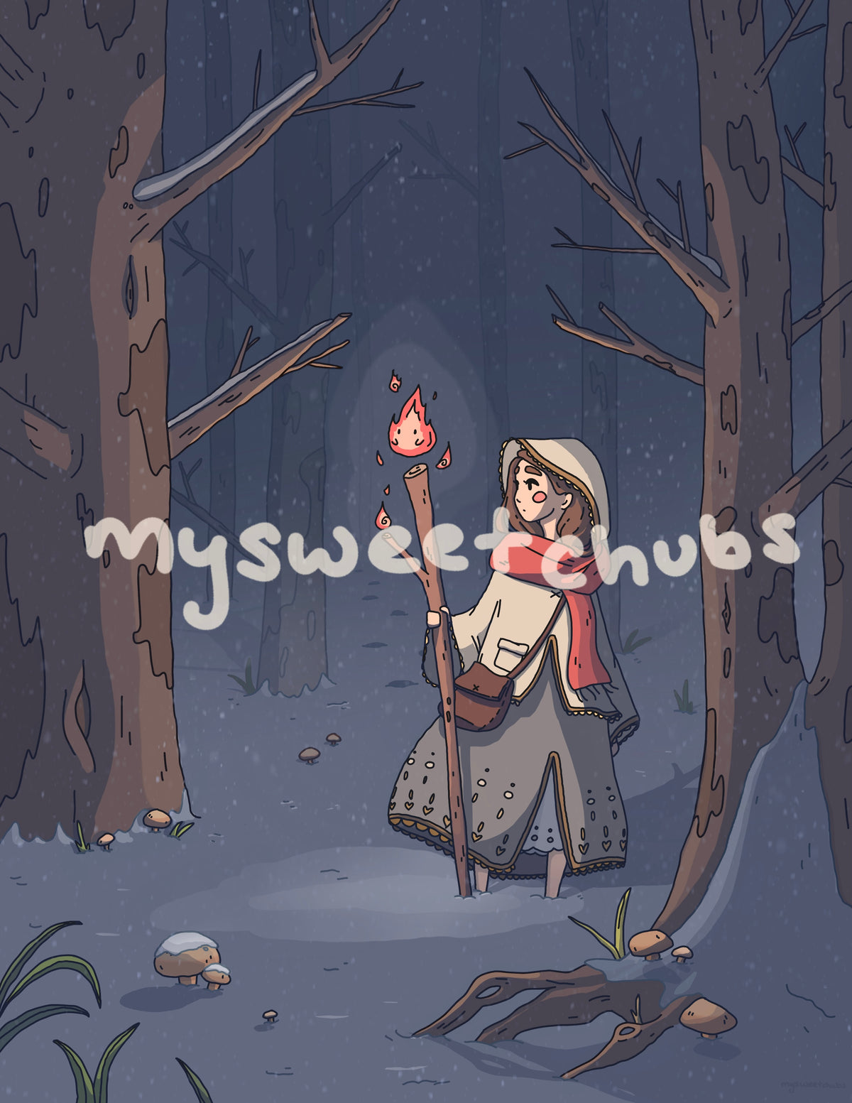 MySweetChubs Guided Traveler Art Print, photo 3