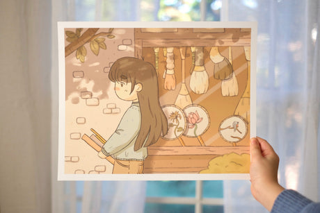 MySweetChubs Walk in Beijing Art Print
