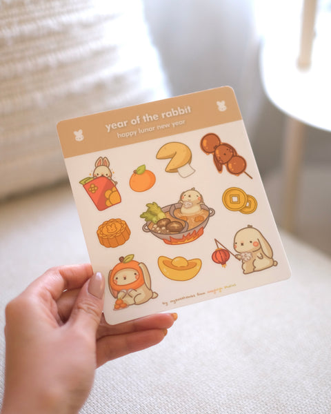 MySweetChubs Year of the Rabbit Lunar New Year Sticker Sheets, photo 6