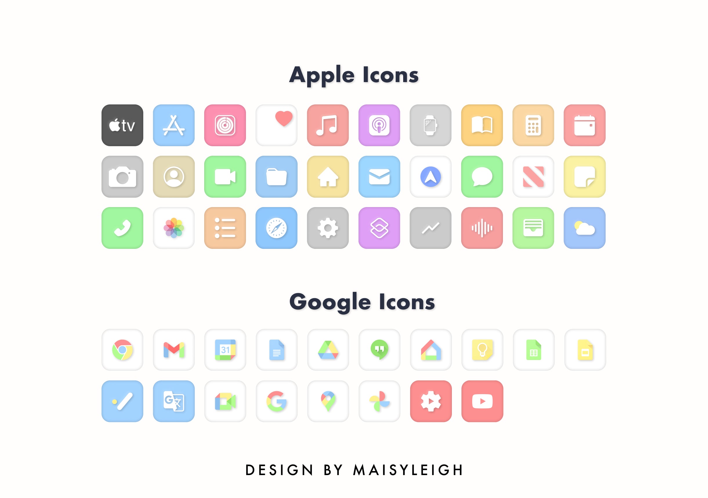 230+ App Icons & 5 Abstract Wallpapers | Minimal Pastel iOS App Icon ...